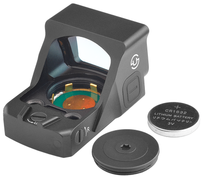 ZULISY Z1-R 4 MOA Micro Red Dot Sight, for RMS RMSc 407K Footprint Compact Pistol Mount, Shake Awake 1x22mm Mini Open Reflex Sight, 1 cliek 1 MOA