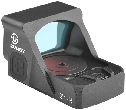 ZULISY Z1-R 4 MOA Micro Red Dot Sight, for RMS RMSc 407K Footprint Compact Pistol Mount, Shake Awake 1x22mm Mini Open Reflex Sight, 1 cliek 1 MOA