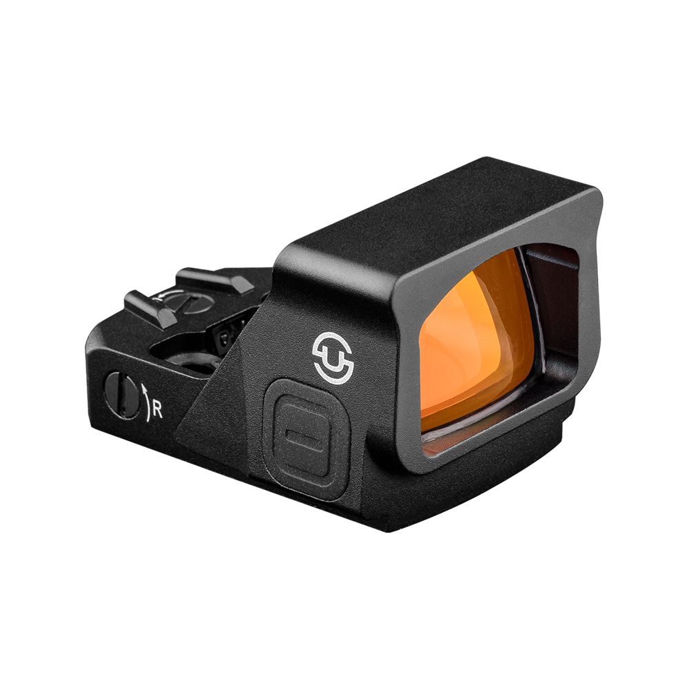 ZULISY Z1-R 4 MOA Micro Red Dot Sight, for RMS RMSc 407K Footprint Compact Pistol Mount, Shake Awake 1x22mm Mini Open Reflex Sight, 1 cliek 1 MOA