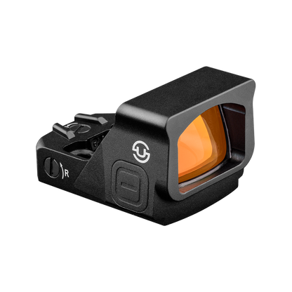 ZULISY Z1-R 4 MOA Micro Red Dot Sight, for RMS RMSc 407K Footprint Compact Pistol Mount, Shake Awake 1x22mm Mini Open Reflex Sight, 1 cliek 1 MOA