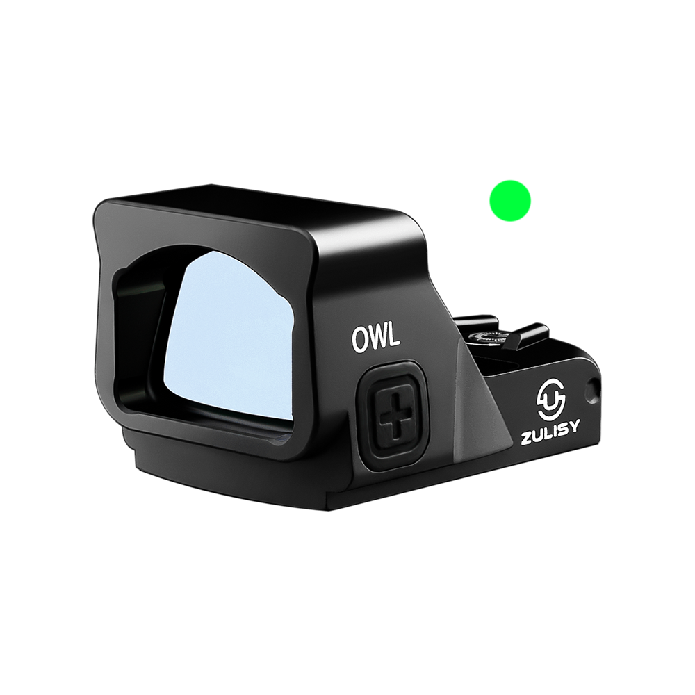 Zulisy OWL Full Size Green Dot Reflex Sight  for Viper Psa Dagger Doctor Footprint Pistol/Adapter Plate